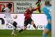 Fussball, 1. Bundesliga, Saison 2012/13, 12. Spieltag, Eintracht Frankfurt - FC Augsburg, Samstag (17.11.12), Commerzbank-Arena, Frankfurt am Main: Frankfurts Sebastian Rode (r.) und Augsburgs Gibril Sankoh kaempfen um den Ball. Das Spiel endete 4:2. (zu dapd-Text) +++ Achtung Bildredaktionen: Die Verwendung der Bilder fuer die gedruckten Ausgaben der Zeitungen und andere Print-Medien ist ohne Einschraenkungen moeglich. Die DFL erlaubt ausserdem die Publikation und Weiterverwertung von maximal 15 Fotos (keine Sequenzbilder und keine videoaehnlichen Fotostrecken) aus dem Stadion und/oder vom Spiel im Internet und in Online-Medien. Die Publikation oder Verwertung der Fotos (Stand- und Sequenzbilder) aus dem Stadion und/oder vom Spiel ueber Mobilfunk (insbesondere per MMS) und ueber DVB-H/SH und DMB ist erst 2 Stunden nach Abpfiff des jeweiligen Spiels erlaubt! Foto: Alex Domanski/dapd