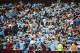BIRMINGHAM, ENGLAND - AUGUST 12: Manchester City fans do the Poznan celebration during the FA Community Shield match between Manchester City and Chelsea at Villa Park on August 12, 2012 in Birmingham, England. (Photo by Laurence Griffiths/Getty Images)