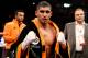 SHEFFIELD, ENGLAND - APRIL 27: Amir Khan celebrates his victory over Julio Diaz at Motorpoint Arena on April 27, 2013 in Sheffield, England. (Photo by Scott Heavey/Getty Images)