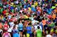 LONDON, ENGLAND - APRIL 13: A general view as competitors make their way down the mall during the Virgin Money London Marathon on April 13, 2014 in London, England. (Photo by Tom Dulat/Getty Images)