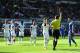 SWANSEA, WALES - APRIL 13: Pablo Hernandez of Swansea remonstrates with Referee Phil Dowd as he shows the red card to Chico Flores (L) of Swansea during the Barclays Premier League match between Swansea City and Chelsea at Liberty Stadium on April 13, 2014 in Swansea, Wales. (Photo by Chris Brunskill/Getty Images)
