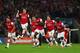 LONDON, ENGLAND - APRIL 12: Arsenal celebrate as the win 4:2 in the penalty shoot out during the FA Cup Semi-Final match between Wigan Athletic and Arsenal at Wembley Stadium on April 12, 2014 in London, England. (Photo by Michael Steele/Getty Images)