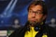 MADRID, SPAIN - APRIL 01: Head coach Juergen Klopp of Borussia Dortmund gives a press conference at Santiago Bernabeu stadium ahead of the UEFA Champions League quarter-final match between Real Madrid and Borussia Dortmund on April 1, 2014 in Madrid, Spain. (Photo by Denis Doye/Getty Images)