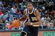 NEW ORLEANS, LA - APRIL 14: Kevin Durant #35 of the Oklahoma City Thunder drives to the basket against the New Orleans Pelicans on April 14, 2014 at the Smoothie King Center in New Orleans, Louisiana. NOTE TO USER: User expressly acknowledges and agrees that, by downloading and or using this Photograph, user is consenting to the terms and conditions of the Getty Images License Agreement. Mandatory Copyright Notice: Copyright 2014 NBAE (Photo by Layne Murdoch Jr./NBAE via Getty Images)