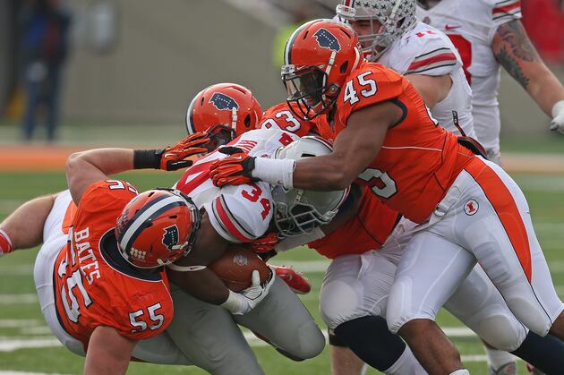 Illini Game at Ohio State Set for Primetime