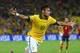 RIO DE JANEIRO, BRAZIL - JUNE 30: Neymar of Brazil celebrates scoring his team's second goal to make the score 2-0 during the FIFA Confederations Cup Brazil 2013 Final match between Brazil and Spain at Maracana on June 30, 2013 in Rio de Janeiro, Brazil. (Photo by Laurence Griffiths/Getty Images)