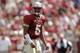 TALLAHASSEE, FL - APRIL 12: Jameis Winston #5 of the Garnet team reacts to a pass against the Gold team during Florida State's Garnet and Gold spring game at Doak Campbell Stadium on April 12, 2014 in Tallahassee, Florida. (Photo by Stacy Revere/Getty Images)