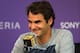 KEY BISCAYNE, FL - MARCH 20: Roger Federer of Switzerland answers questions from the media during a press conference prior to his second round match during day 4 at the Sony Open at Crandon Park Tennis Center on March 20, 2014 in Key Biscayne, Florida. (Photo by Clive Brunskill/Getty Images)