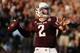 COLLEGE STATION, TX - SEPTEMBER 14: Johnny Manziel #2 of Texas A&M Aggies drops back to pass during the game against the Alabama Crimson Tide at Kyle Field on September 14, 2013 in College Station, Texas. (Photo by Scott Halleran/Getty Images)