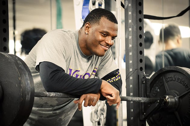 Vikings Strength Coach Evan Marcus First to Get Hands on Players