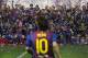 FILE - In this May 25, 2012 file photo, FC Barcelona's Lionel Messi from Argentina, front celebrates with his team mates after the final Copa del Rey soccer match against Athletic Bilbao at the Vicente Calderon stadium in Madrid, Spain. (AP Photo/Andres Kudacki, File)