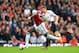 LONDON, ENGLAND - APRIL 06: Mohamed Diame of West Ham is pursued by Steven Gerrard of Liverpool during the Barclays Premier League match between West Ham United and Liverpool at Boleyn Ground on April 6, 2014 in London, England. (Photo by Mike Hewitt/Getty Images)