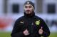 Dortmund's Ilkay Gundogan warms up during a training session one day ahead the Champions League group F soccer match between Borussia Dortmund and Arsenal FC in Dortmund, Germany, Tuesday, Nov. 5, 2013. (AP Photo/Frank Augstein)