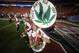 GLENDALE, AZ - JANUARY 02: A member of the Stanford Cardinal marching band performs against the Oklahoma State Cowboys during the Tostitos Fiesta Bowl on January 2, 2012 at University of Phoenix Stadium in Glendale, Arizona. (Photo by Donald Miralle/Getty Images)
