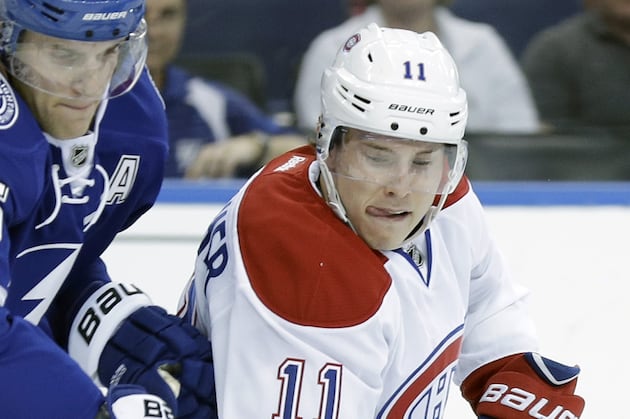 Video: Canadiens' Gallagher Returns After Taking Puck to Throat