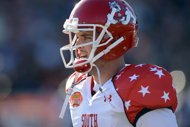 Conway: Derek Carr Would Be Smart Pick for Cardinals at No. 20