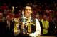SHEFFIELD, ENGLAND - MAY 06: Ronnie O'Sullivan of England poses with the trophy and his son Ronnie after beating Barry Hawkins of England to win the Betfair World Snooker Championship at the Crucible Theatre on May 6, 2013 in Sheffield, England. (Photo by Warren Little/Getty Images)