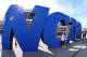 ATLANTA, GA - APRIL 06: A NCAA logo is seen outside the Georgia Dome before the 2013 NCAA Men's Final Four Semifinal between the Louisville Cardinals and the Wichita State Shockers on April 6, 2013 in Atlanta, Georgia. (Photo by Streeter Lecka/Getty Images)