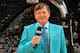 SAN ANTONIO, TX - MARCH 6: Reporter Craig Sager before a game against the San Antonio Spurs and Miami Heat at the AT&T Center March 6, 2014 in San Antonio, Texas. NOTE TO USER: User expressly acknowledges and agrees that, by downloading and or using this photograph, User is consenting to the terms and conditions of the Getty Images License Agreement. Mandatory Copyright Notice: Copyright 2014 NBAE (Photo by Jesse D. Garrabrant/NBAE via Getty Images)