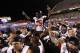 Northern Illinois' Jimmie Ward (15) celebrates with his teammates after defeating Fresno State in the Humanitarian Bowl NCAA college football game, Saturday, Dec. 18, 2010, in Boise, Idaho. Northern Illinois won 40-17. (AP Photo/Matt Cilley)