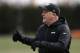 Philadelphia Eagles head coach Chip Kelly calls out to players during NFL football practice at the team's training facility, Wednesday, Jan. 1, 2014, in Philadelphia. The Eagles host the New Orleans Saints in a wild-card playoff game on Saturday. (AP Photo/Matt Rourke)