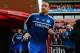 STOKE ON TRENT, ENGLAND - DECEMBER 07: Chelsea captain John Terry leads out his players for the pre match warm up priior to kickoff during the Barclays Premier League match between Stoke City and Chelsea at Britannia Stadium on December 7, 2013 in Stoke on Trent, England. (Photo by Michael Regan/Getty Images)