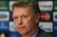 MANCHESTER, ENGLAND - MARCH 31: David Moyes the manager of Manchester United looks on as he faces the media during a press conference at Old Trafford on March 31, 2014 in Manchester, England. (Photo by Alex Livesey/Getty Images)