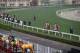 CHENGDU, CHINA - APRIL 06: Patrick Baker leads out the outriders and horses before the first race at the Chengdu Dubai International Cup race meeting at Jinma Racecourse on April 6, 2014 in Chengdu, China. (Photo by Neville Hopwood/Getty Images)