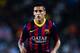 BARCELONA, SPAIN - OCTOBER 05: Cristian Tello of FC Barcelona looks on during the La Liga match between FC Barcelona and Real Valladolid CF at Camp Nou on October 5, 2013 in Barcelona, Spain. (Photo by David Ramos/Getty Images)