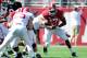 TUSCALOOSA, AL - APRIL 20: Kenyan Drake #17 of the Crimson team runs for yards during the Alabama A-Day spring game at Bryant-Denny Stadium on April 20, 2013 in Tuscaloosa, Alabama. (Photo by Stacy Revere/Getty Images)