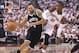 TORONTO, ON - APRIL 19: Deron Williams #8 of the Brooklyn Nets plays against Terrence Ross #31 of the Toronto Rapters in Game One of the NBA Eastern Conference play-offs at the Air Canada Centre on April 19, 2014 in Toronto, Ontario, Canada. (Photo by Claus Andersen/Getty Images)