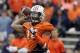 Apr 19, 2014; Auburn, AL, USA; Auburn Tigers quarterback Nick Marshall (14) drops back to pass during the first half of the A-Day spring game at Jordan Hare Stadium. Mandatory Credit: John Reed-USA TODAY Sports