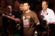 Rich Franklin of the United States makes his way to the ring before his fight against Yushin Okami of Japan at UFC 72 in Belfast, Northern Ireland on Saturday, June 16, 2007. (AP Photo/Peter Morrison)