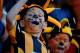 Young Hull City fans with painted faces show support for their team before the English FA Cup semifinal soccer match between Hull City and Sheffield United at Wembley Stadium, London, England, Sunday, April 13, 2014. (AP Photo/Rui Vieira)