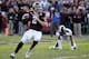 COLLEGE STATION, TX - NOVEMBER 09: Johnny Manziel #2 of the Texas A&M Aggies drops back to pass in the first half during the game against the Mississippi State Bulldogs at Kyle Field on November 9, 2013 in College Station, Texas. (Photo by Scott Halleran/Getty Images)