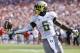 CHARLOTTESVILLE, VA - SEPTEMBER 7: De'Anthony Thomas #6 of the Oregon Ducks celebrates after rushing for a one-yard touchdown in the first quarter of the game against the Virginia Cavaliers at Scott Stadium on September 7, 2013 in Charlottesville, Virginia. (Photo by Joe Robbins/Getty Images)