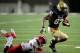 NASHVILLE, TN - SEPTEMBER 07: Jordan Matthews #87 of the Vanderbilt Commodores breaks a tackle against the Austin Peay Governors at Vanderbilt Stadium on September 7, 2013 in Nashville, Tennessee. (Photo by Frederick Breedon/Getty Images)