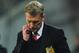 MUNICH, GERMANY - APRIL 09: David Moyes, manager of Manchester United looks dejected during the UEFA Champions League Quarter Final second leg match between FC Bayern Muenchen and Manchester United at Allianz Arena on April 9, 2014 in Munich, Germany. (Photo by Shaun Botterill/Getty Images)