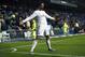 Real's Cristiano Ronaldo celebrates his goal during a Spanish La Liga soccer match between Real Madrid and Rayo Vallecano at the Santiago Bernabeu stadium in Madrid, Spain, Saturday, March 29, 2014. (AP Photo/Andres Kudacki)