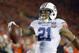 Auburn's Tre Mason heads into the end zone for a touchdown run during the second half of the NCAA BCS National Championship college football game against Florida State Monday, Jan. 6, 2014, in Pasadena, Calif. (AP Photo/Mark J. Terrill)