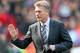 MANCHESTER, ENGLAND - MARCH 29: Manchester United Manager David Moyes waves to the crowd prior to the Barclays Premier League match between Manchester United and Aston Villa at Old Trafford on March 29, 2014 in Manchester, England. (Photo by Alex Livesey/Getty Images)