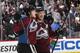 DENVER, CO - APRIL 19: Nathan MacKinnon #29 and Paul Stastny #26 of the Colorado Avalanche celebrate an open net goal late in the third period against the Minnesota Wild in Game Two of the First Round of the 2014 Stanley Cup Playoffs at the Pepsi Center on April 19, 2014 in Denver, Colorado. The Avalanche defeated the Wild 4-2. (Photo by Michael Martin/NHLI via Getty Images)