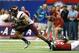 ATLANTA, GA - AUGUST 31: Kyle Fuller #17 of the Virginia Tech Hokies intercepts a pass intended for DeAndrew White #2 of the Alabama Crimson Tide at Georgia Dome on August 31, 2013 in Atlanta, Georgia. (Photo by Kevin C. Cox/Getty Images)