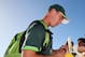HOBART, AUSTRALIA - JANUARY 29: Chris Lynn of Australia signs autographs for fans during game one of the International Twenty20 series between Australia and England at Blundstone Arena on January 29, 2014 in Hobart, Australia. (Photo by Michael Dodge/Getty Images)