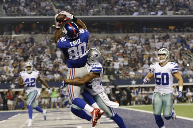 Victor Cruz Looking to Hit More Home Runs in 2014