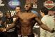 Phil Davis at a UFC 117 weigh in event in Oakland, Calif., Friday, Aug. 6, 2010. (AP Photo/Jeff Chiu)