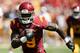 Southern California Marqise Lee runs against Boston College during the first half of an NCAA college football game in Los Angeles, Saturday, Sept. 14, 2013. (AP Photo/Chris Carlson)