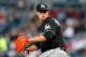 ATLANTA, GA - APRIL 22: Jose Fernandez #16 of the Miami Marlins pitches in the fourth inning to the Atlanta Braves at Turner Field on April 22, 2014 in Atlanta, Georgia. (Photo by Kevin C. Cox/Getty Images)