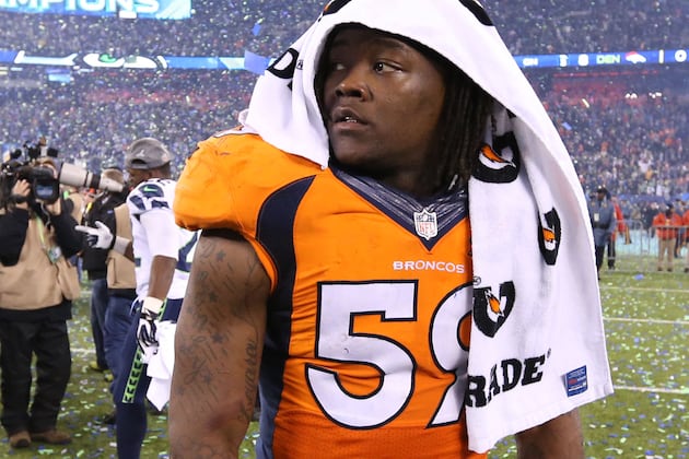 Danny Trevathan, Once Too Small, a Big Deal on Denver Broncos Defense