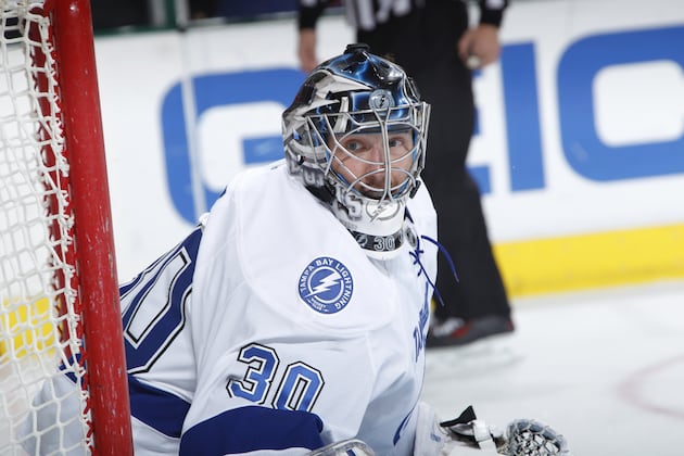 Ben Bishop Reaction to Being Named Vezina Trophy Finalist Video
